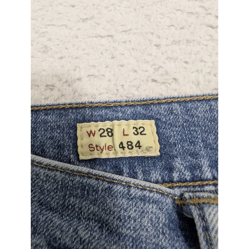 J. Crew 484 Stretch Light Wash Blue‎ Denim Jeans Size 28X32 AW289